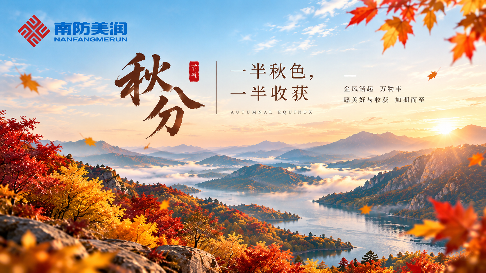 金风渐起，秋色平分-南防美润